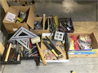 (8) Boxes of Assorted Tools & Shop Items