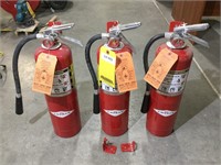 (3) Fire Extinguishers, Full, ABC (Dry Chem)