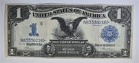 1899 $1.00 “BLACK EAGLE” SILVER CERTIFICATE, XF