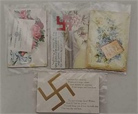 American swastika symbol cards