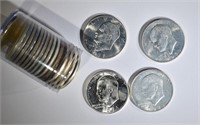 Roll of 1971-S Unc. Eisenhower Silver Dollars