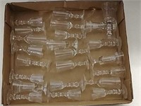 Lot of misc. cordial glasses