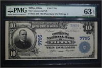 1902 PLAIN BACK $10 NATIONAL CURRENCY