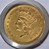 1859 $1 DOLLAR GOLD  CH BU