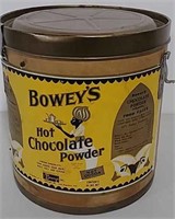Bowey's Hot Chocolate Powder container