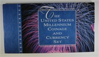 2000 MILLENNIUM COIN & CURRENCY SET ORIG PACKAGING