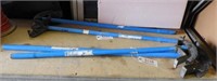 (2) Ideal pipe benders ½” and ¾” with 3ft handles