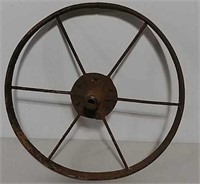 Vintage metal wheel