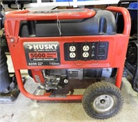 Husky 5000 Watt portable generator with 5HP
