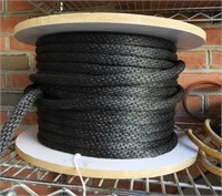 Roll of ¾ black nylon rope