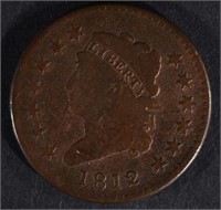 1812 LARGE CENT, GOOD+