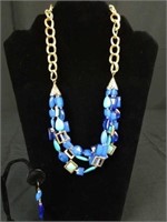 Matching necklace and earring set