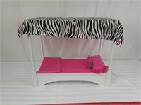 Custom built bed for an American Girl doll