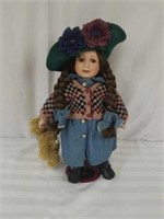 Porcelain doll, Boyd's Bear and Friends Collection