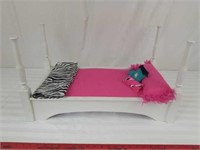 Custom built bed for an American Girl doll