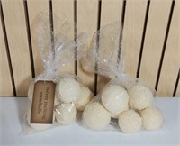 2 bags of faux snowballs