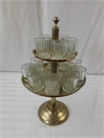 Two tier votive candle holder