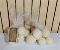 2 bags of faux snowballs