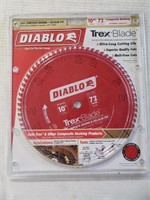 "10 Diablo 72 Tooth Blade