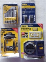 Lot of (4) Irwin tools