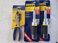 Lot of (3) Irwin Tools