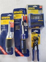 Lot of (4) Irwin Tools