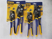 Lot of (2) Twin pack Irwin Pliers sets