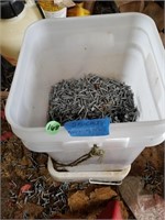2 BUCKETS OF ROOFING NAILS