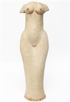 Modernist Pottery Figure Signed Menzel Female Nude