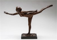 Edgar Degas (after), Nude Dancer Bonded Bronze