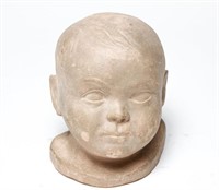 R. Kerosoff Sculpture Pottery Head of Baby