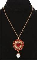 Mughal Indian 22K Gold Rubies & Diamonds Necklace