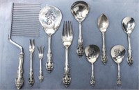 Gorham Sterling Silver La Scala Serving Pieces, 10