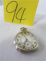 ILLINOIS POCKET WATCH 17 JEWELS ADJUSTED (WORKING)