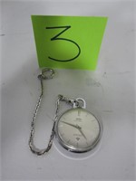 SAMBA POCKET WATCH WITH FOB 17 JEWELS (WORKING)