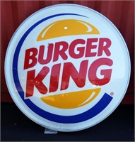 Illuminated Burger King Sign