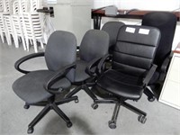 5 OFFICE CHAIRS