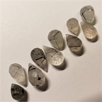 289G- rutilated quartz 30.0ct gemstone $200