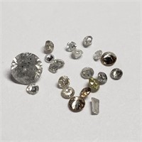 210F- genuine dimaond 0.40ct gemstones $500