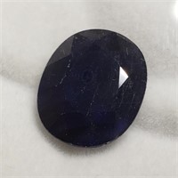 218F- enhanced blue sapphire 8.0ct - $300