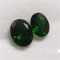 204F- two chrome diopside 3.0ct gemstones $200