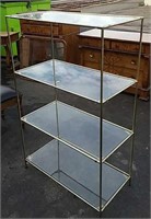 Glass display shelf 34x17x54"h