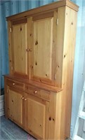 Solid Pine Handcrafted cabinet 47x17x73"h