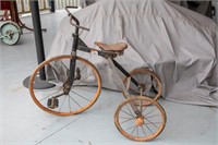 Vintage Tricycle with Flat Steel Frame