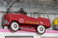 Fire and Rescue Pedal Car, Red