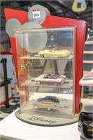 Vintage Diecast Cars including Display Cabinet