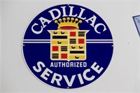 Cadillac Authorised Service Sign