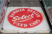 Rambler Nash Hudson Sign (damaged)