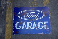 Ford Garage Steel Sign (rusty)