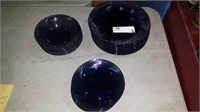 30 purple glass dishes